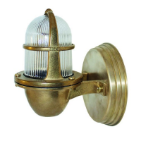 LIDO LIGHT 140081 OUTDOOR BRASS WALL LAMP 4118