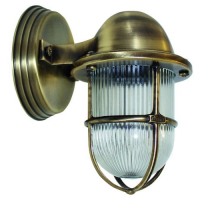 Фасаден аплик LIDO LIGHT 140107 OUTDOOR BRASS WALL LAMP 4088