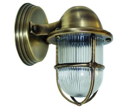 Фасаден аплик LIDO LIGHT 140107 OUTDOOR BRASS WALL LAMP 4088
