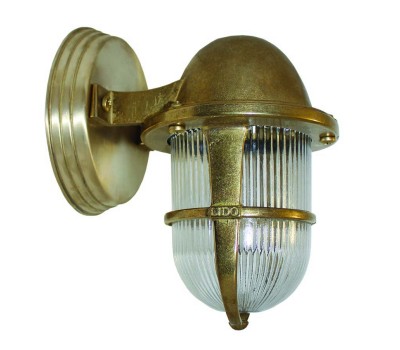 LIDO LIGHT 140117 OUTDOOR BRASS WALL LAMP 4098