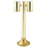 LIDO LIGHT 140147 OUTDOOR BRASS BOLLARD LAMP F40