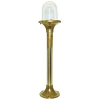 LIDO LIGHT 140237 OUTDOOR BRASS BOLLARD LAMP 406M
