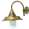 LIDO LIGHT 140786 OUTDOOR BRASS WALL LAMP 4904