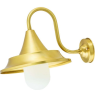 LIDO LIGHT 140796 OUTDOOR BRASS WALL LAMP 4906