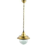 LIDO LIGHT 140834 OUTDOOR BRASS PENDANT LAMP 49054