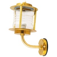 Фасаден аплик LIDO LIGHT 140925 OUTDOOR BRASS WALL LAMP 4541A