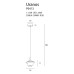 LED пендел MAXLIGHT P0413 URANOS