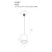 LED пендел MAXLIGHT P0433 COMET
