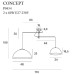 Пендел MAXLIGHT P0454 CONCEPT