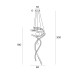 LED пендел MAXLIGHT P0483D RITZ