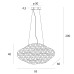 LED пендел MAXLIGHT P0525D STARDUST