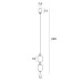 LED пендел MAXLIGHT P0537D ELENA