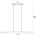 LED пендел MAXLIGHT P0598 WOODY