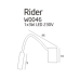 LED аплик с ключ MAXLIGHT W0046 RIDER