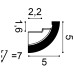 Прoфил за LED ORAC DECOR C362 CURVE LED CORNICE MOULDING