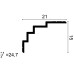 Корниз ORAC DECOR C393 STEPS CORNICE MOULDING