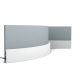 Гъвкав перваз ORAC DECOR SX157F FLEX SQUARE Skirting