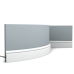 Гъвкав перваз ORAC DECOR SX165F FLEX CONTOUR Skirting