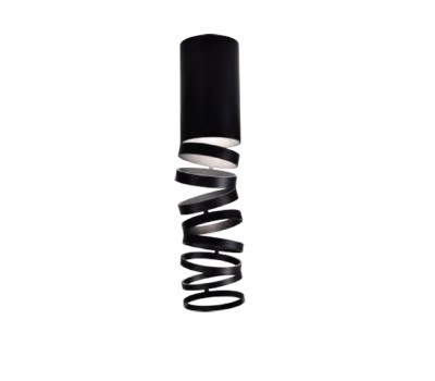 PIPOLUX DLL23404-SABK BLACK RING 1 x GU10