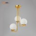 PIPOLUX PD23031-3 SATIN BRASS ADEL 3 x E27