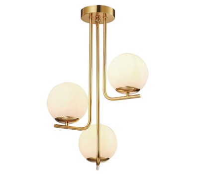 PIPOLUX PD23031-3 SATIN BRASS ADEL 3 x E27