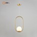 Пендел PIPOLUX PD23032-1 SATIN BRASS ADEL 1 x E27