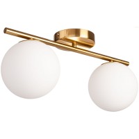 Плафон PIPOLUX PD23033-2 SATIN BRASS ADEL 2 x E27
