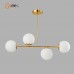 Пендел PIPOLUX PD23033-4 SATIN BRASS ADEL 4 x E27