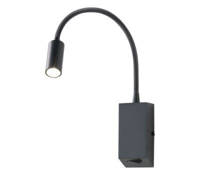 LED аплик с ключ REDO 01-1194 HELLO AP LED 3W MBK