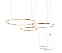 LED пендел REDO 01-1925-TRIAC ORBIT BRONZE 4000K