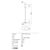 LED пендел REDO 01-3289 CODY