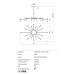 LED полилей REDO 01-3450 RAYEN