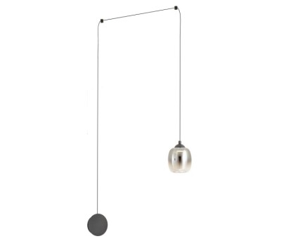 LED аплик REDO 01-3484 KHADI AP LED 6W 3000K SMOKE
