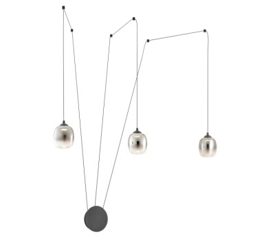 LED аплик REDO 01-3485 KHADI AP LED 16.5W 3000K SMOKE