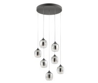 LED пендел REDO 01-3489 KHADI SU LED 35.5W 3000K D520 SMOKE