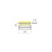 LED аплик REDO 01-3553 SEED AP LED 15W 3000K SBK