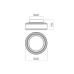 REDO 01-3589 SOLERA PL LED 24W 3000K/4000K