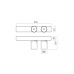 REDO 01-3661 TAKTO AP/PL LED 21W 3000K MWH TRIAC