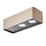 LED аплик REDO 01-3694 YUKI AP LED 10W 3000K SILVER COFFEE/BK TRIAC