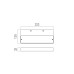 LED аплик REDO 01-3761 APEX AP 36W SWH 3000K