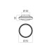 LED плафон за баня REDO 01-3795 ARCA PL LED 12W 3000/4000K SWH/SMOKE