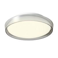 LED плафон за баня REDO 01-3796 ARCA PL LED 24W 3000/4000K SWH/SMOKE