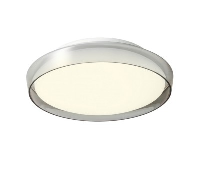 LED плафон за баня REDO 01-3796 ARCA PL LED 24W 3000/4000K SWH/SMOKE