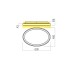 REDO 01-3808 NOBU PL LED 60W 3000/4000K BK