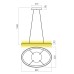 REDO 01-3812 NOBU SU LED 80W 3000/4000K WH
