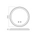REDO 01-3826 VANITY AP LED 48W CCT 3000K/4000K/6000K BK