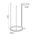 REDO 01-3866-DALI + CSRD160WH ORION SU LED D500 40W CCT 2700/3000/4000K SWH RD DALI