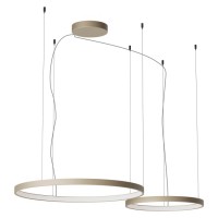 LED пендел REDO 01-3879-DALI + CSRD220SC ORION SU LED D500+750 98W CCT 2700/3000/4000K SC RD DALI