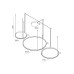 LED пендел REDO 01-3882-DALI + CSRD300WH ORION SU LED D500+750+1000 176W CCT 2700/3000/4000K SWH RD DALI