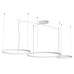 LED пендел REDO 01-3882-DALI + CSRD300WH ORION SU LED D500+750+1000 176W CCT 2700/3000/4000K SWH RD DALI